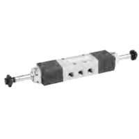 Pneumax 468/1.52.0.0.M2 - 5/2, Max 10 Bar Pressure, Solenoid - Solenoid ...